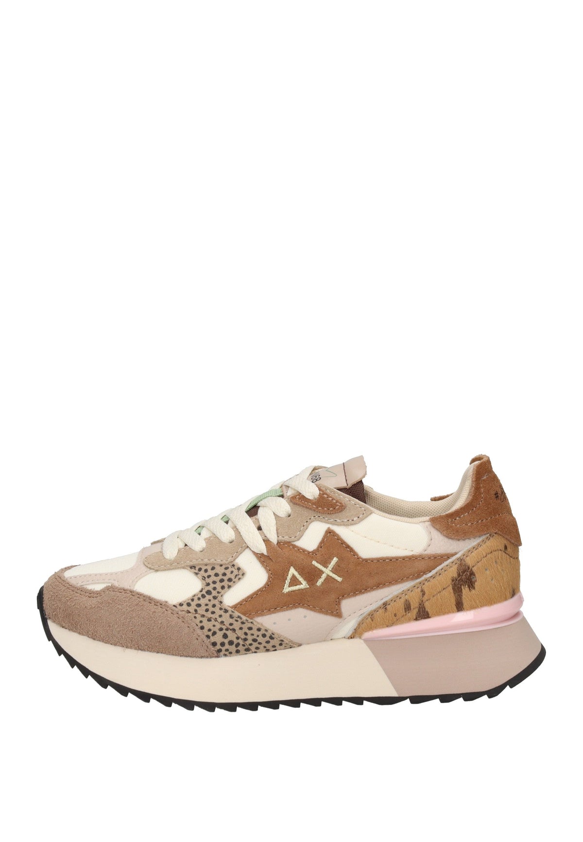 SUN68 Stargirl Multicolor Z46222 Beige - Sneakers