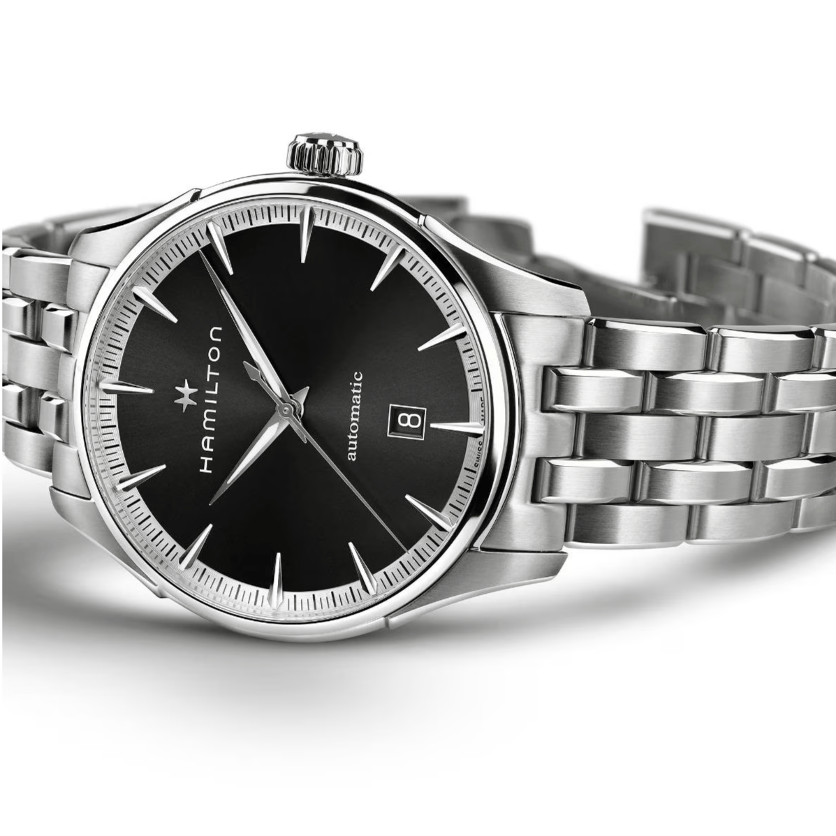 Hamilton Jazzmaster Automatic Nero 40mm – cinturino in acciaio