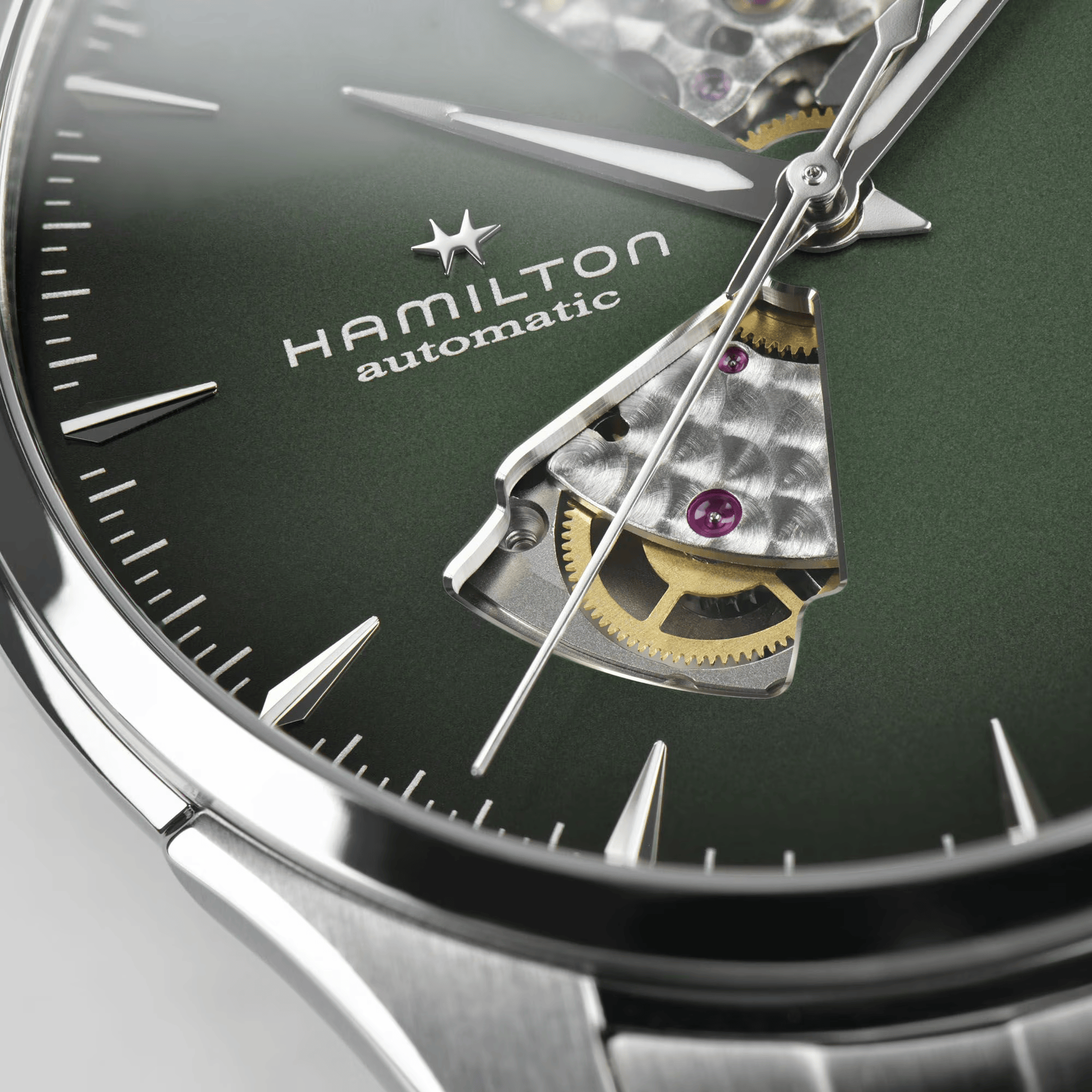Hamilton Jazzmaster H32675160 – scheletrato automatico verde in acciaio