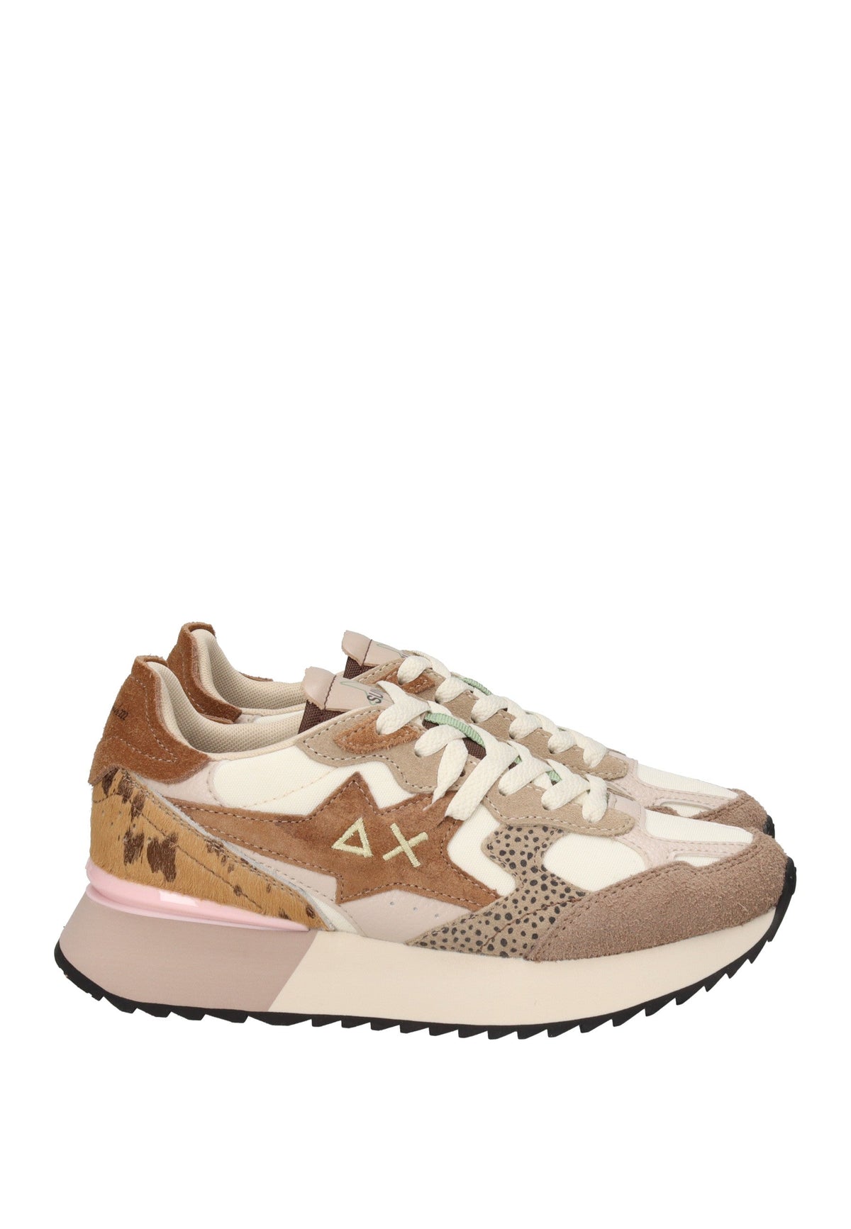 SUN68 Stargirl Multicolor Z46222 Beige - Sneakers