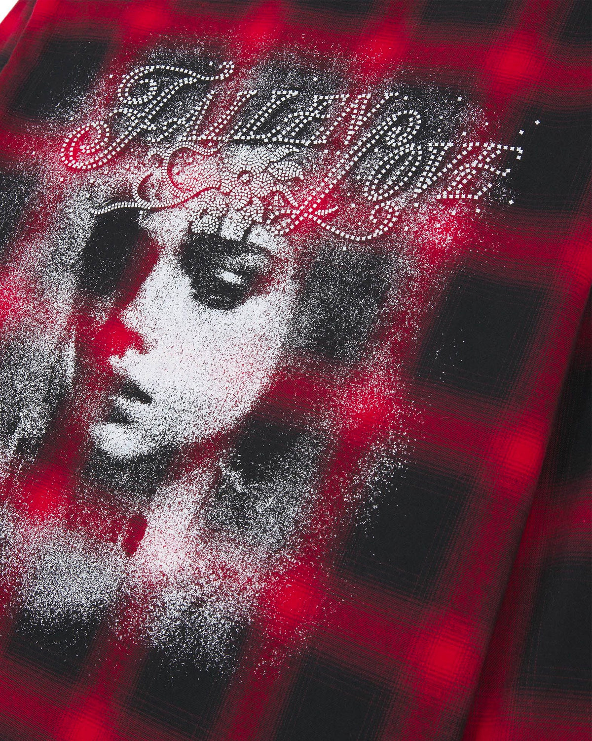 Camicia Fallen Love Checked Rossa