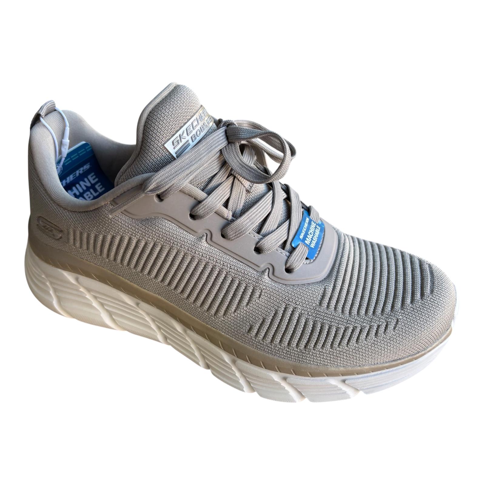 Skechers scarpa da sneakers da donna BOBS Sport B Flex Hi Flying HI 117385/TPGD tortora