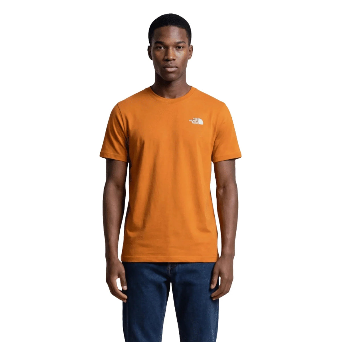 The North Face T-shirt arancio Evolution Simple Dome Regular da uomo NF0A8CZ2G5I