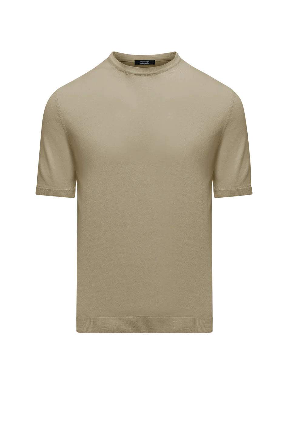 Bomboogie maglia in cotone girocollo MM7015TKTP2 105 beige