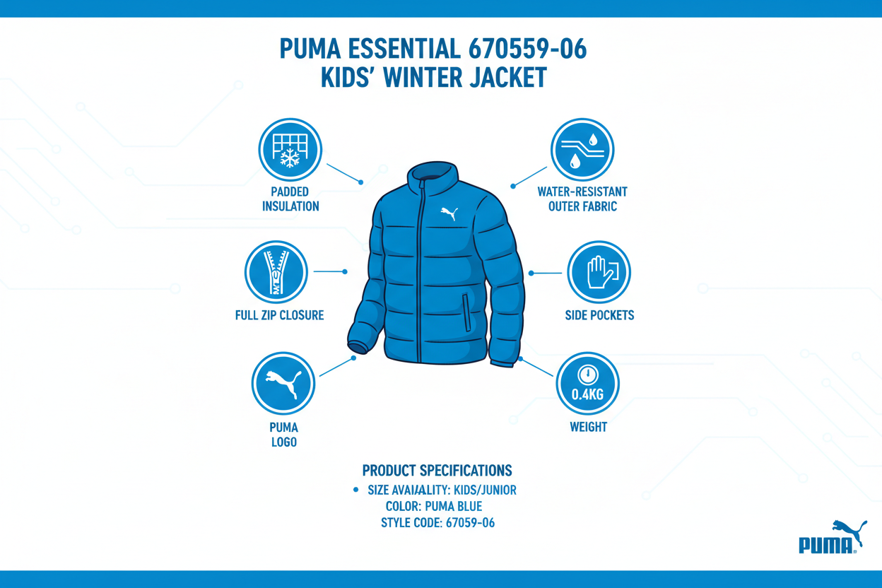 Puma Essential Winter Jacket 670559-06 blue