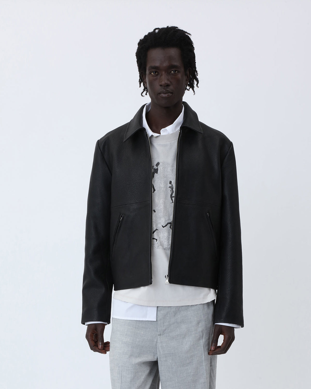 Giacca Leather Dutton Nera