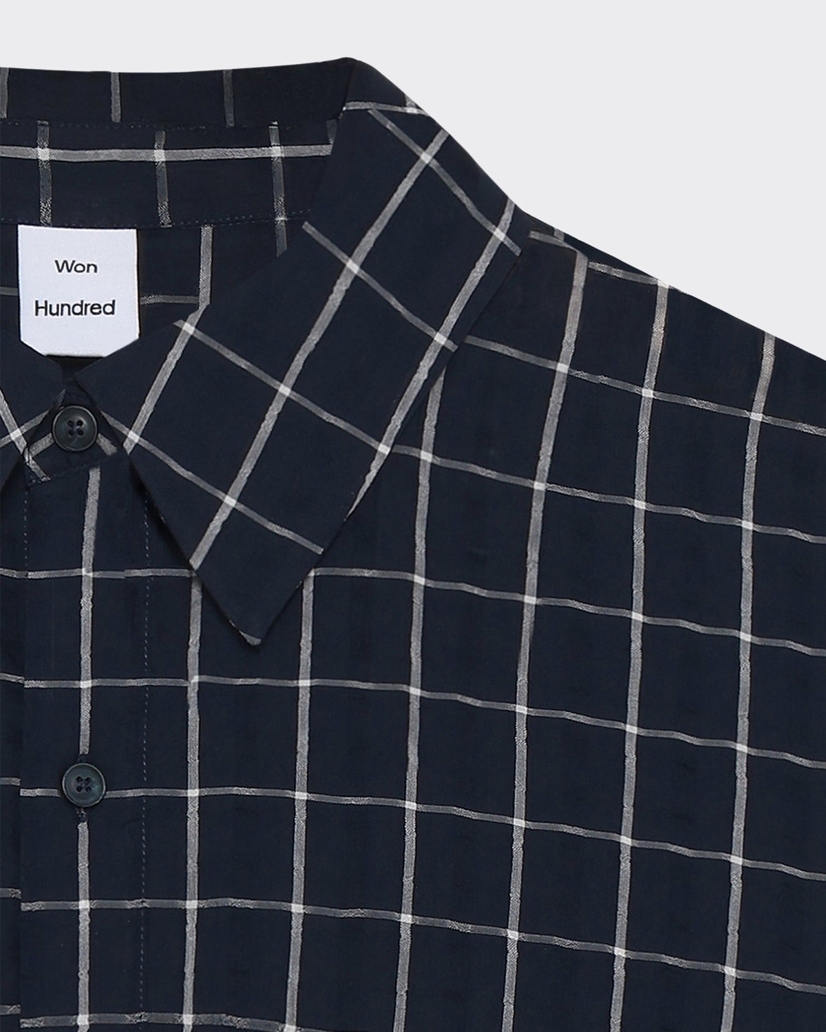 Camicia Maza Check Navy Blue