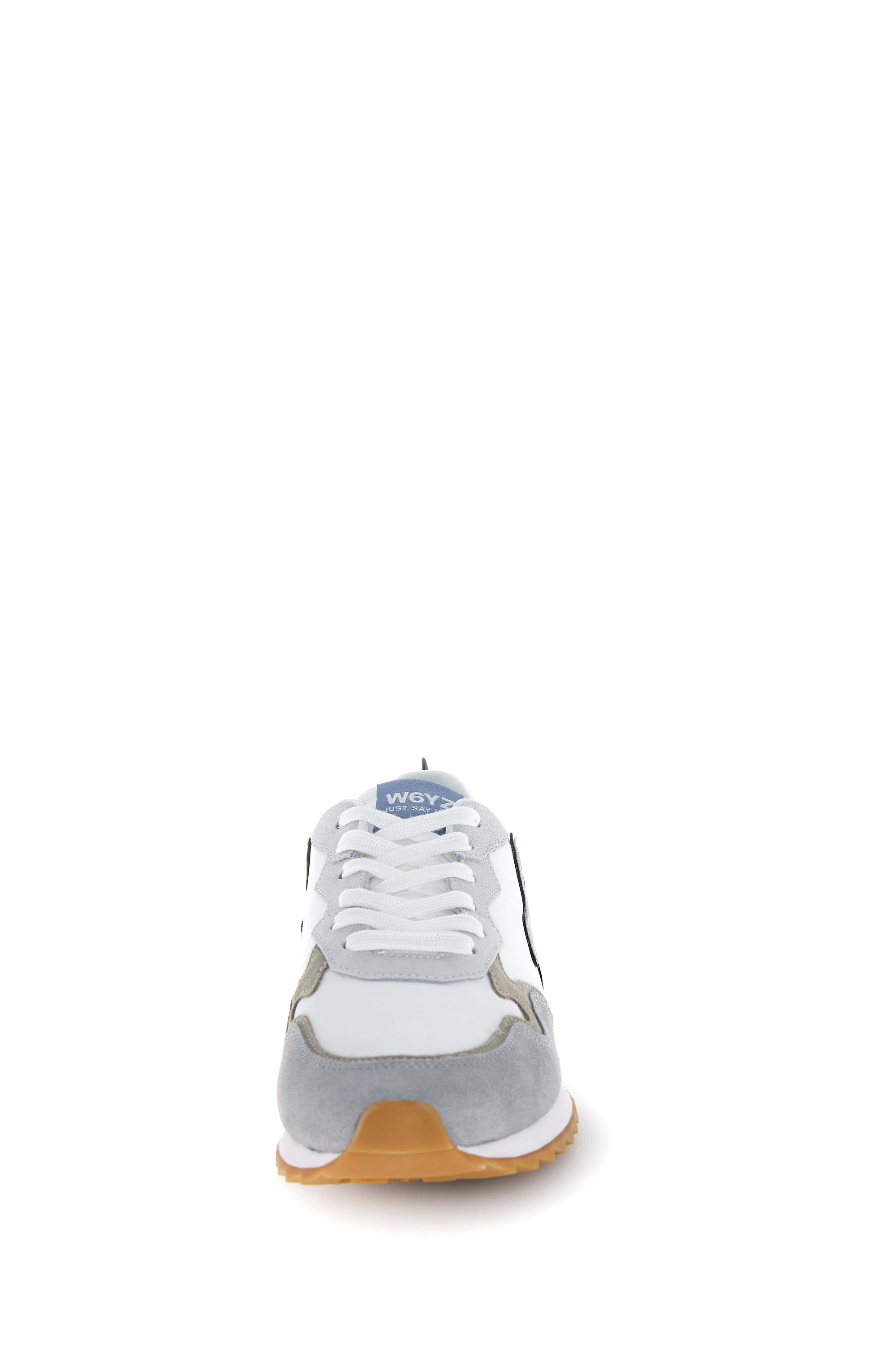 JET-M. - Sneakers in tessuto tecnico e suede - Grigio-Bianco-Azzurro