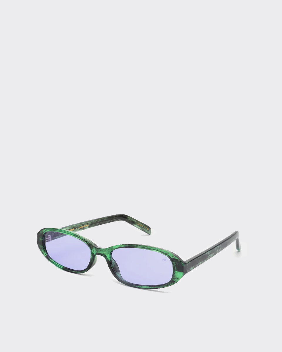 Occhiali Da Sole Macy Green Marble Transparent