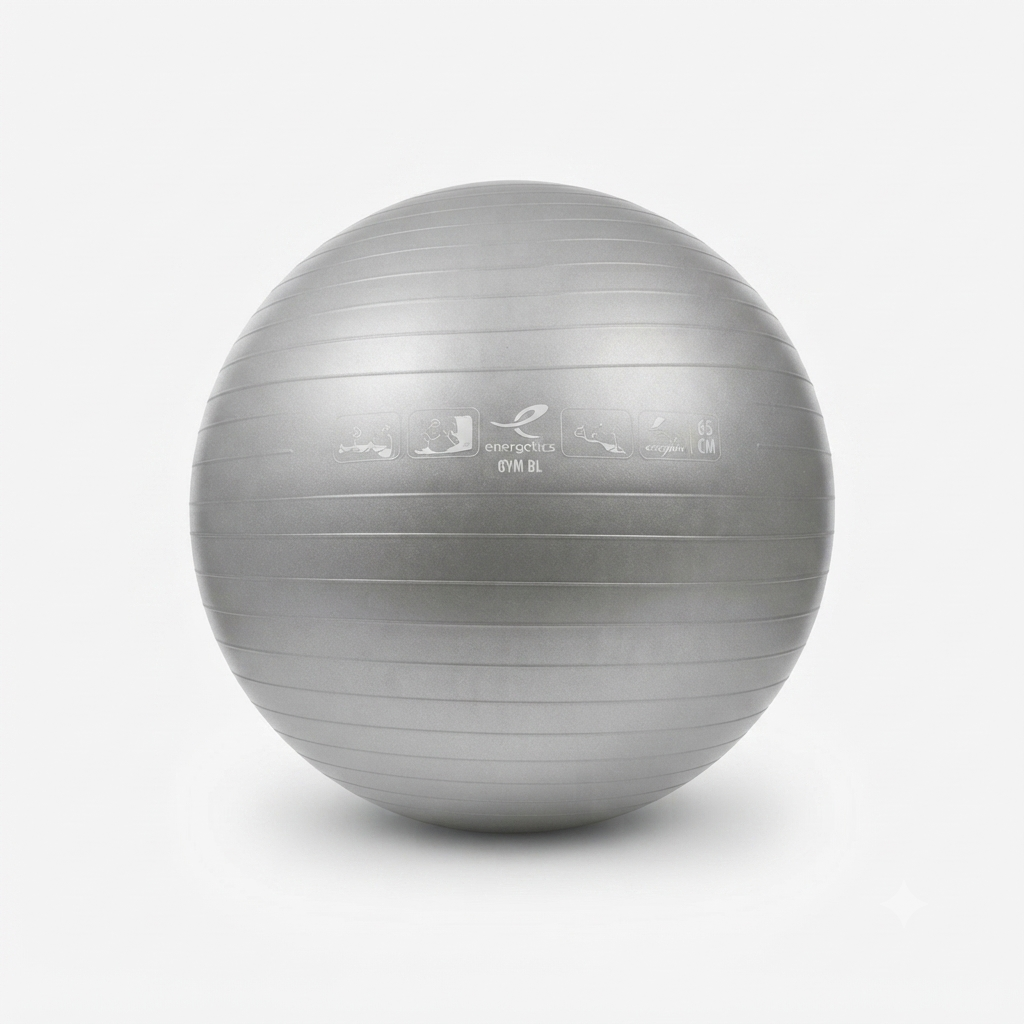 Energetics Palla FITBALL da 65cm di diametro 145063-869 argento