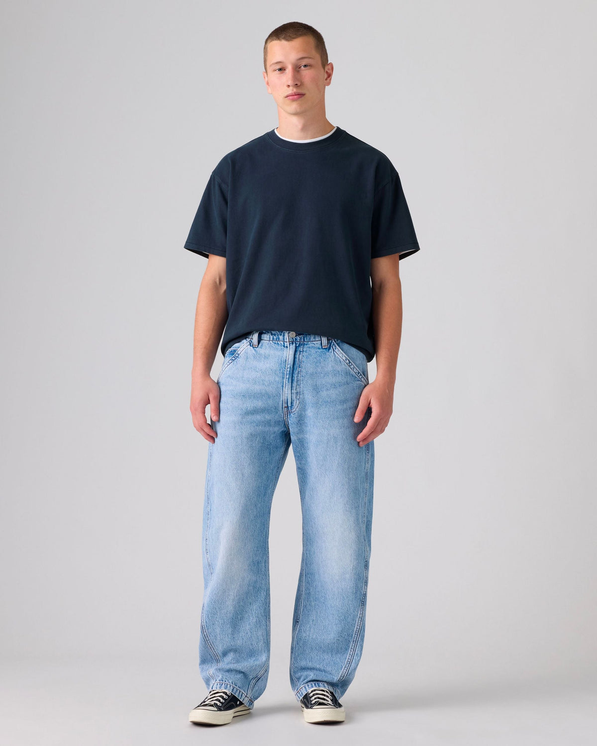 Jeans Baggy Barrel Light Indigo