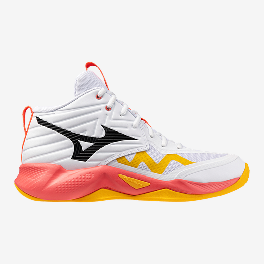Mizuno Wave Momentum Pro Mid V1GA254501 Bianco-Corallo