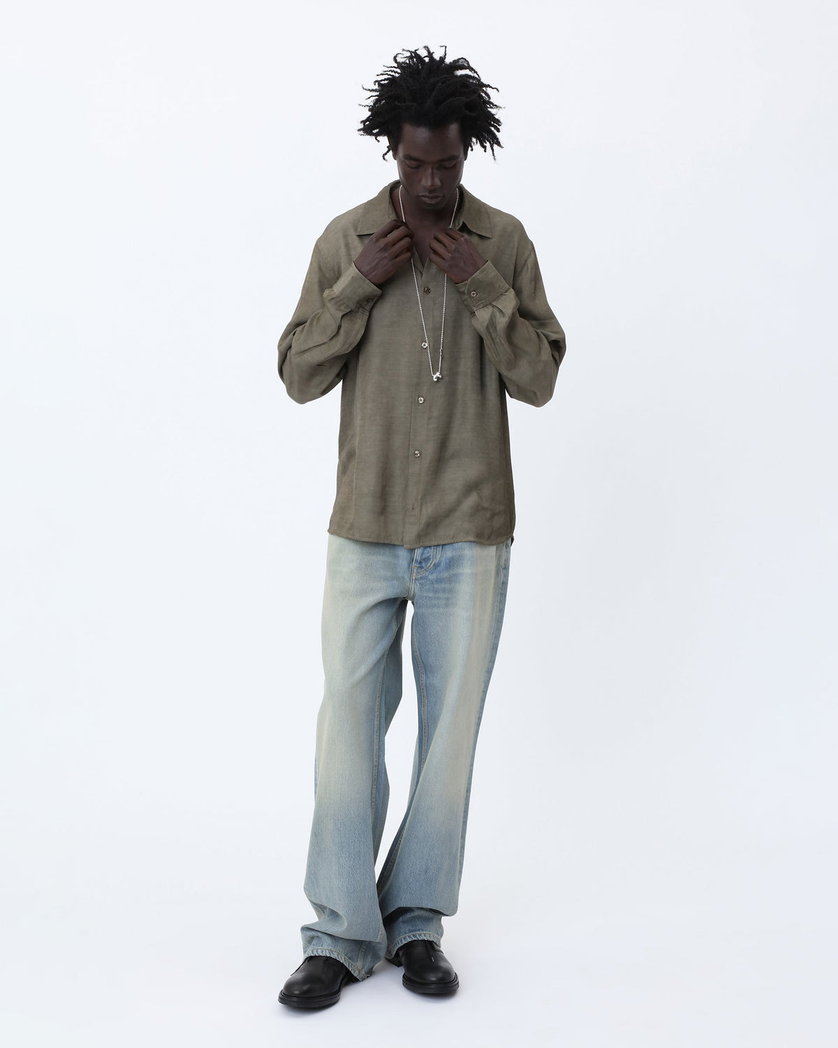 Camicia Adriel Dusky Green