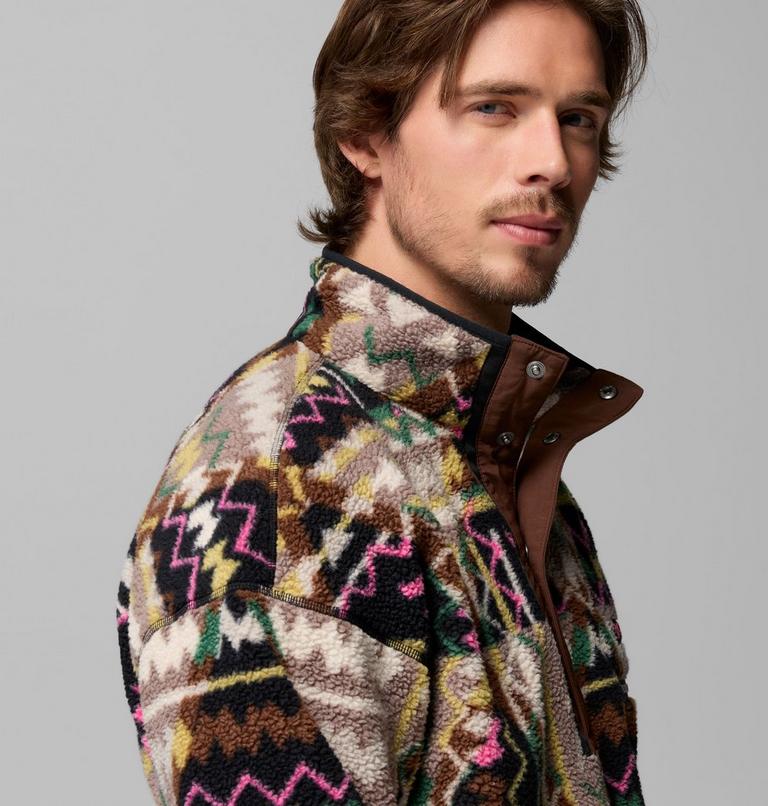 Columbia  PILE da uomo HELVETIA™ II PRINTED HALF SNAP FLEECE 2098461 012 multicolore