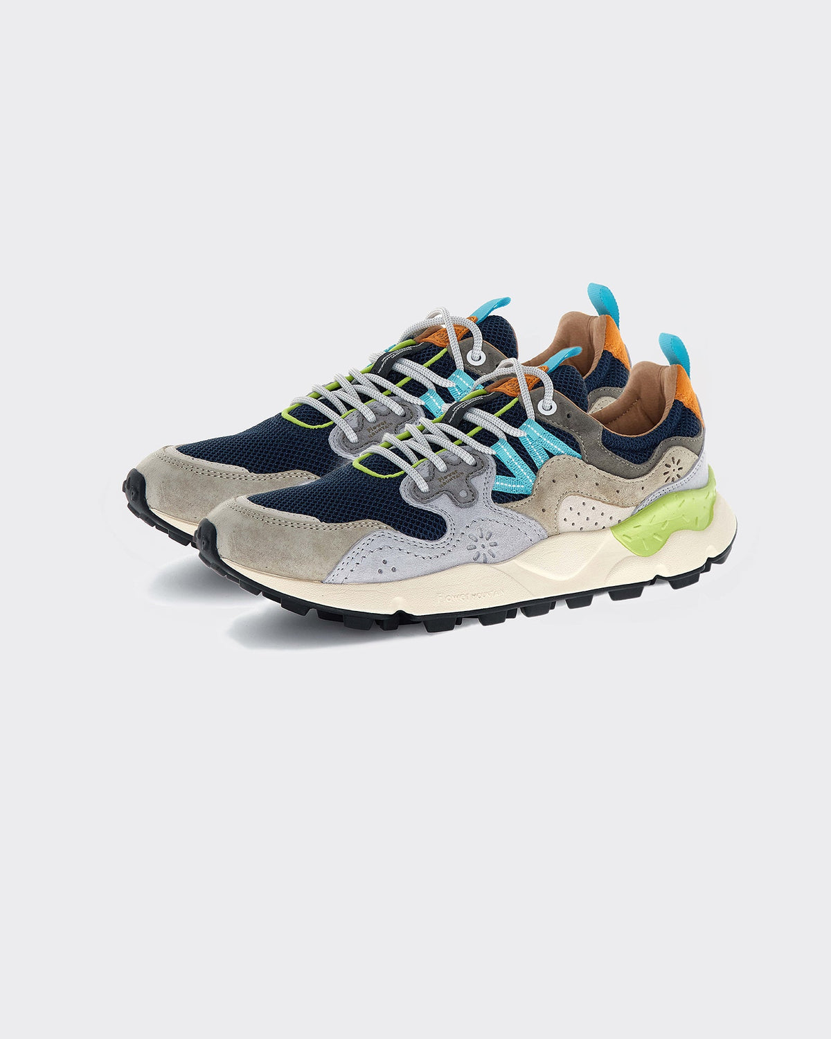 Sneakers Yamano 3 Suede-Mesh Grey/Navy