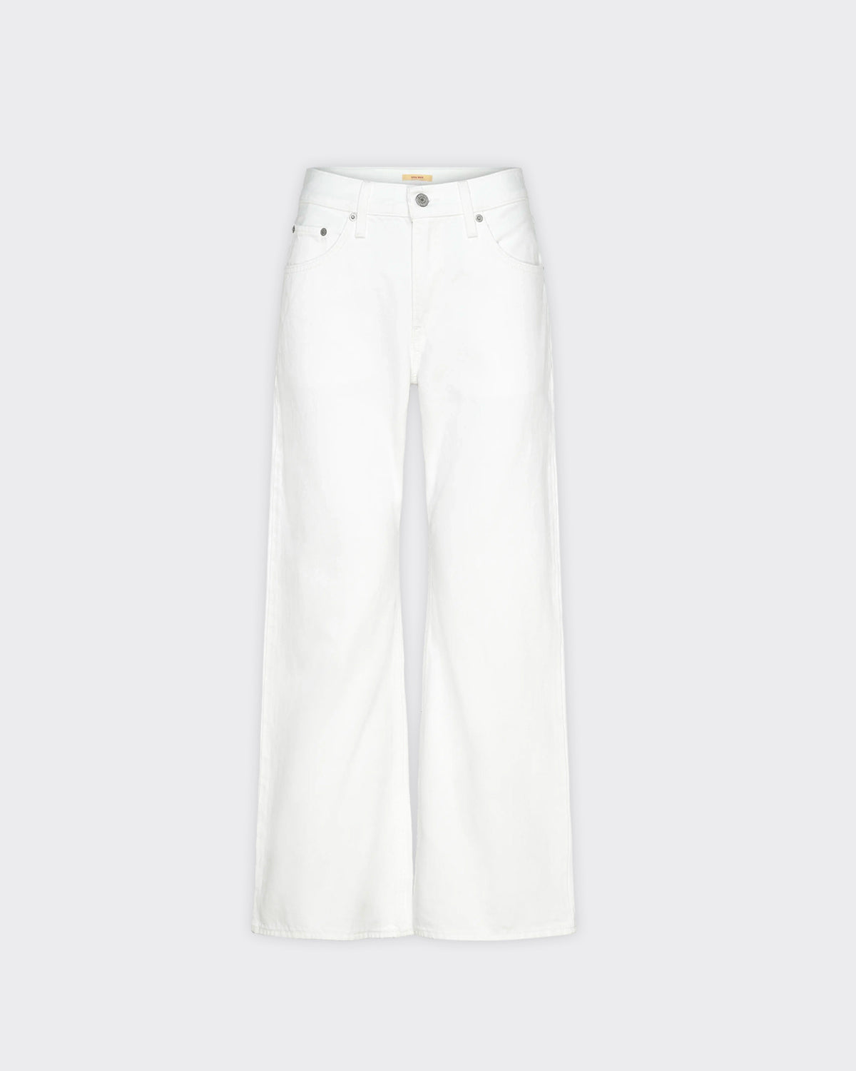 Pantalone Loose Boot Bianco