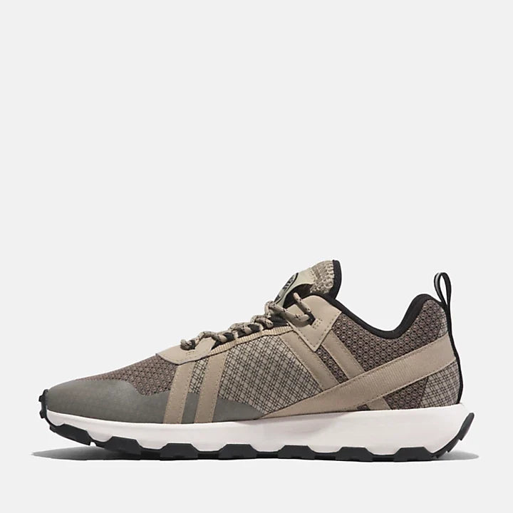 SNEAKER BASSA STRINGATA WINSOR TRAIL DA UOMO IN MARRONE CHIARO