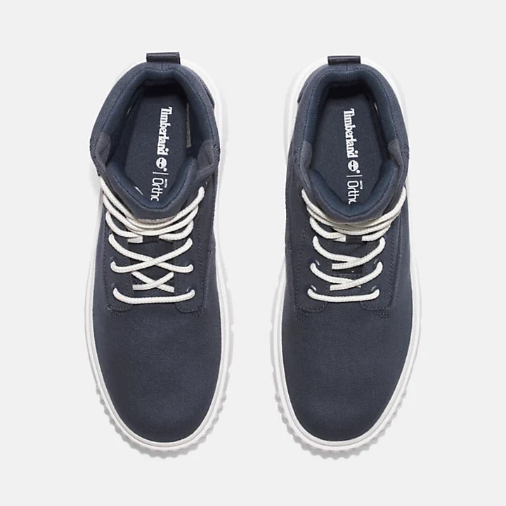 STIVALE STRINGATO GREYFIELD MID DA DONNA IN BLU SCURO