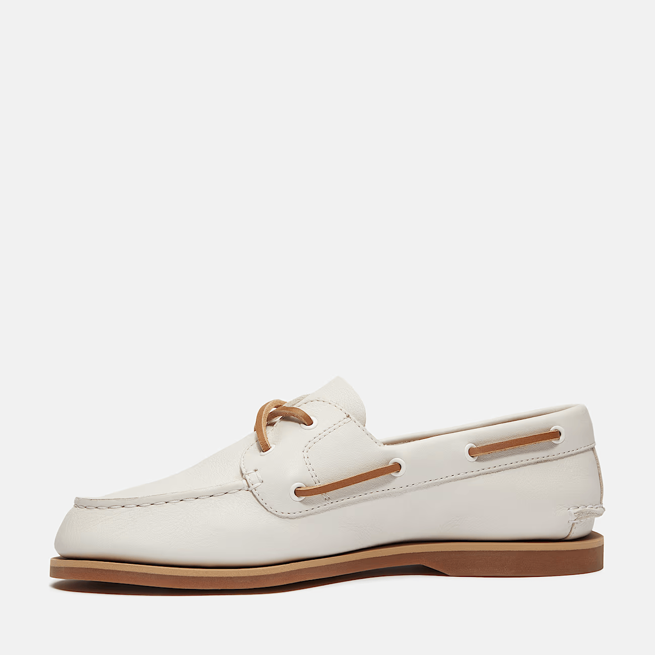Timberland Scarpa Donna Classic Boat Shoe Pelle Bianca 197643617914
