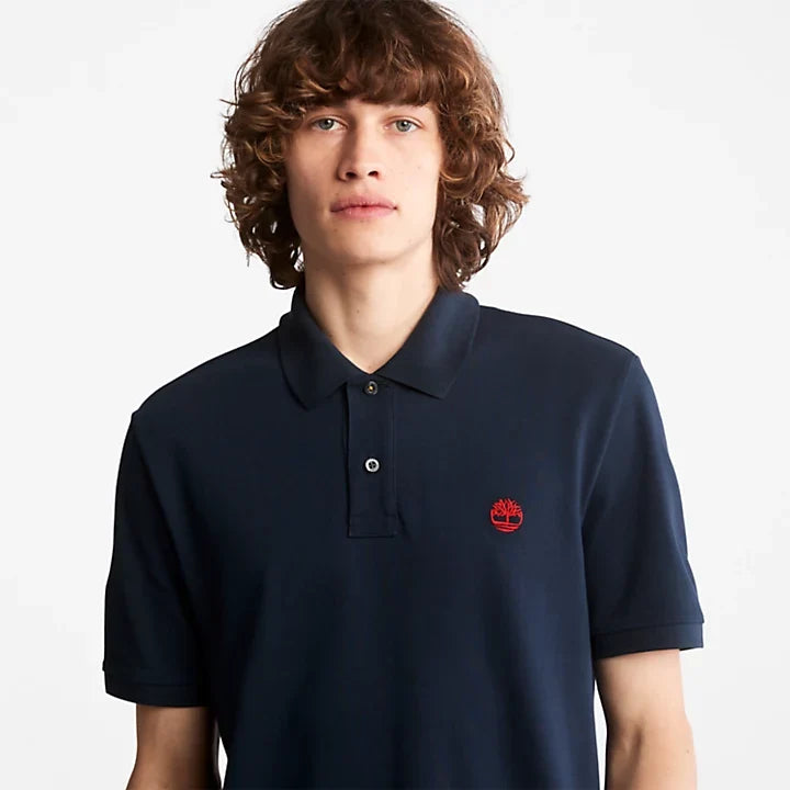 POLO IN PIQUÉ MILLERS RIVER DA UOMO IN BLU MARINO