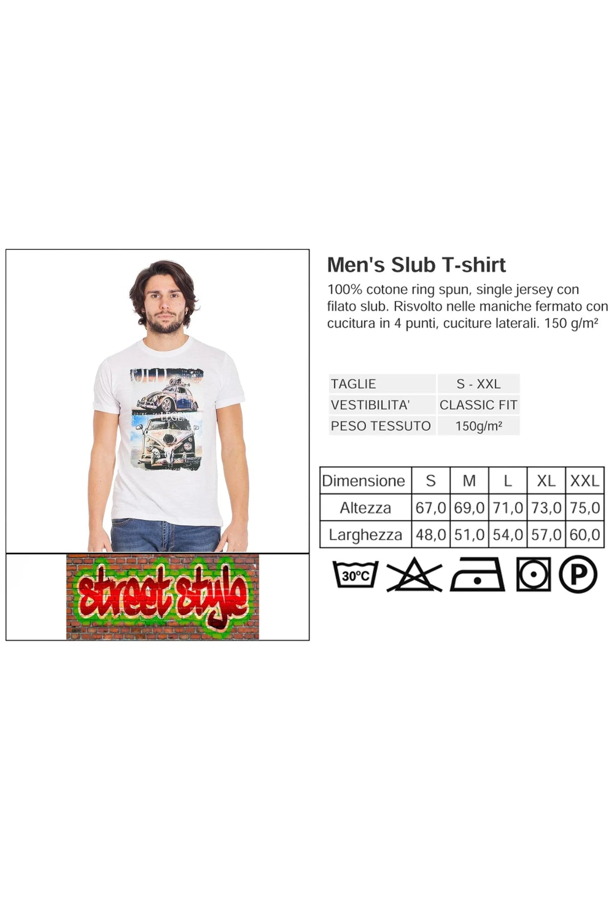 T-Shirt Uomo Maggiolino T2 Volkswagen - STREET STYLE