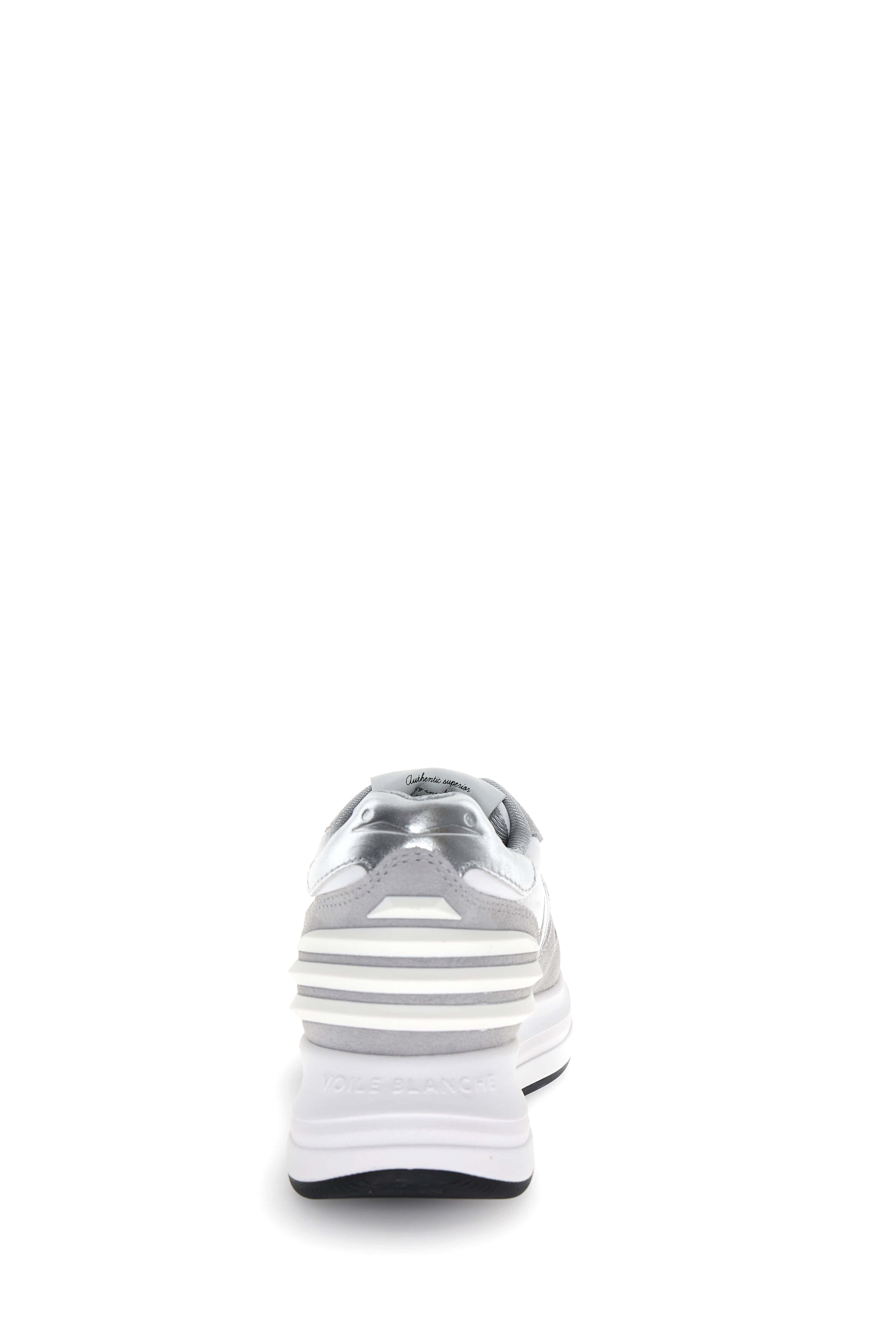 Voile Blanche Sneakers in suede e tessuto tecnico Sliver Grey