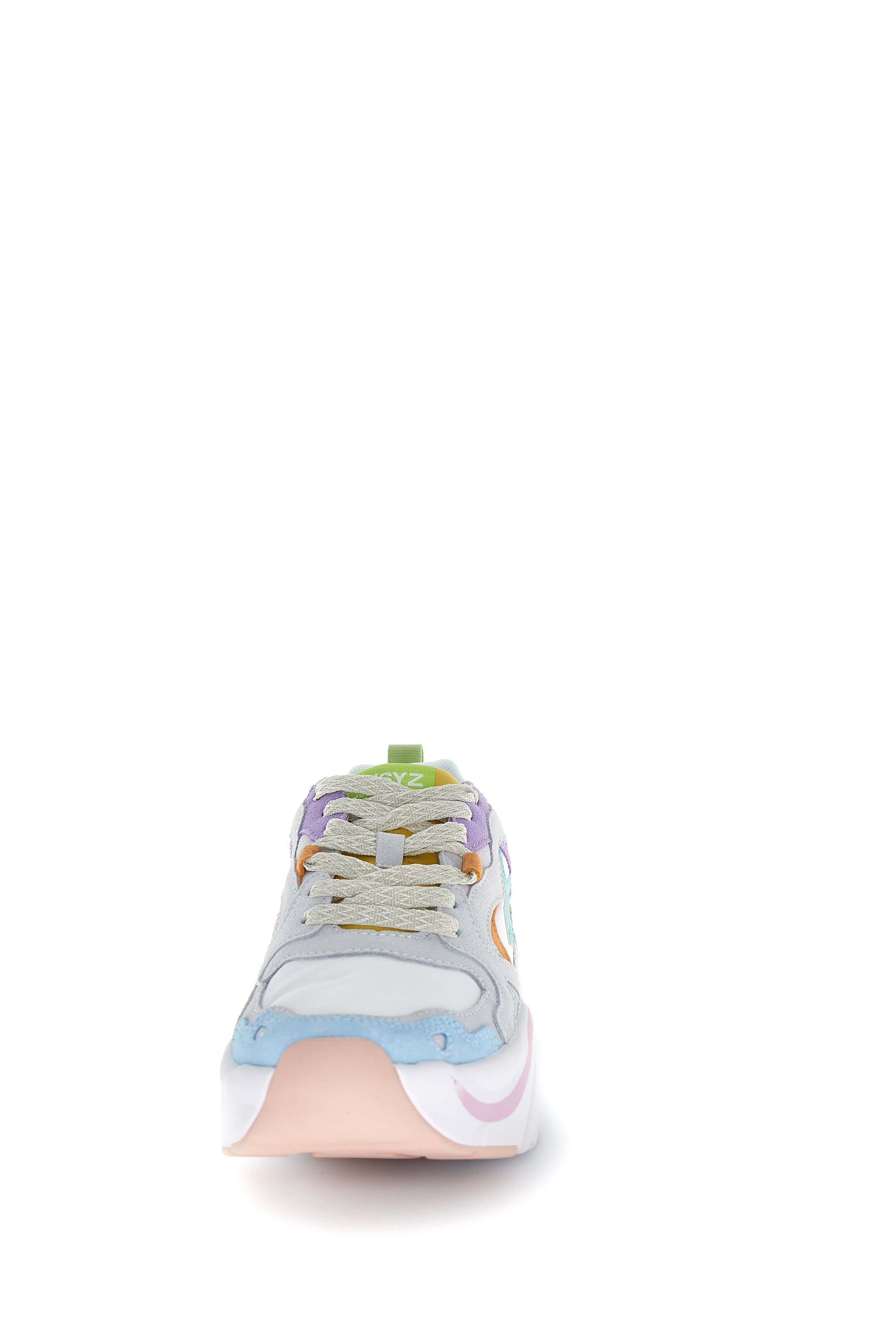 MIA-W. - Sneakers in suede e tessuto tecnico - Celeste-Bianco