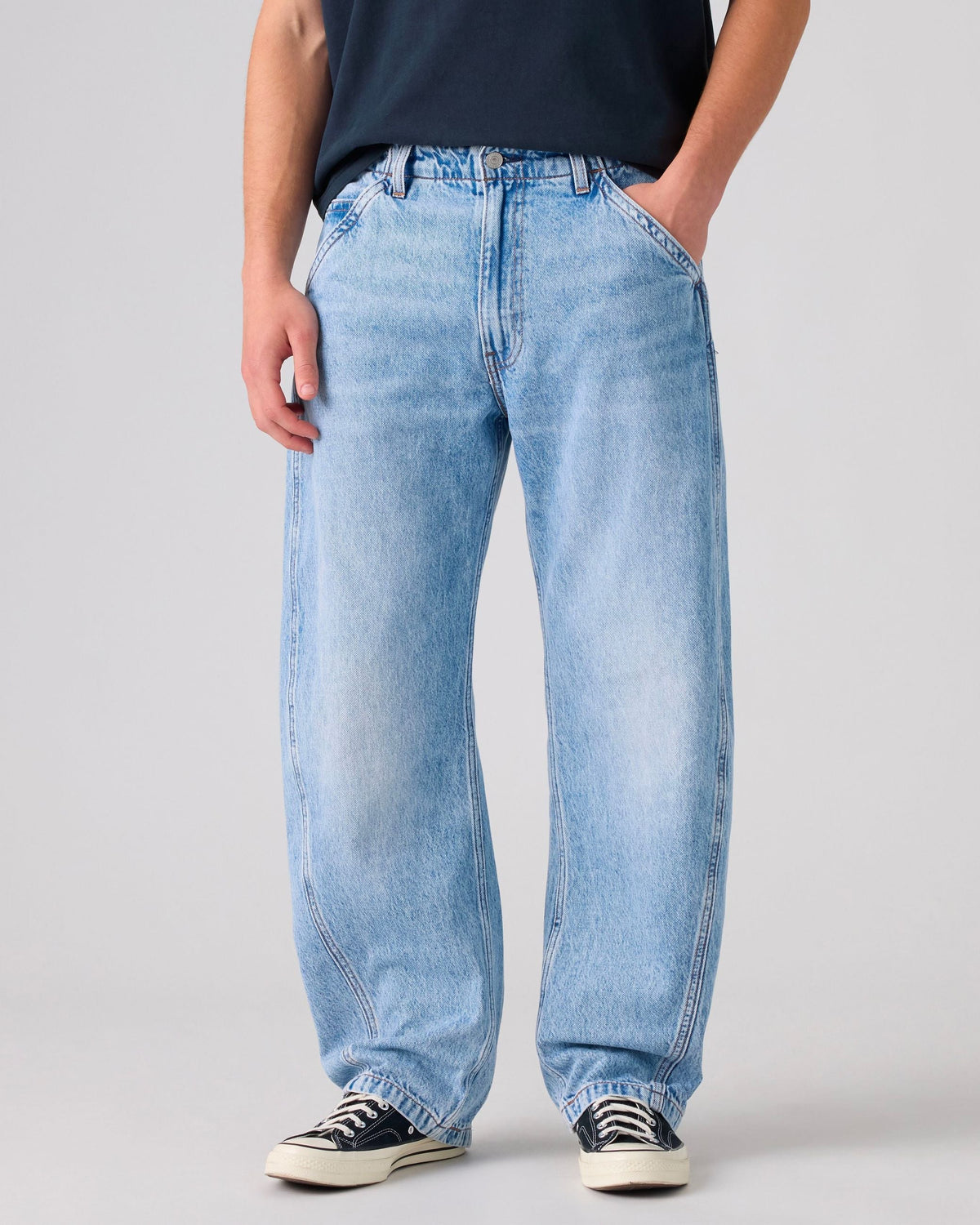 Jeans Baggy Barrel Light Indigo