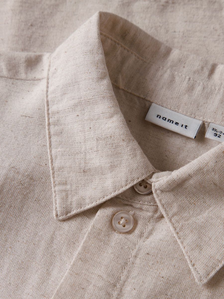 name it camicia manica corta da bimbo Faher 13227254 Peyote Melange