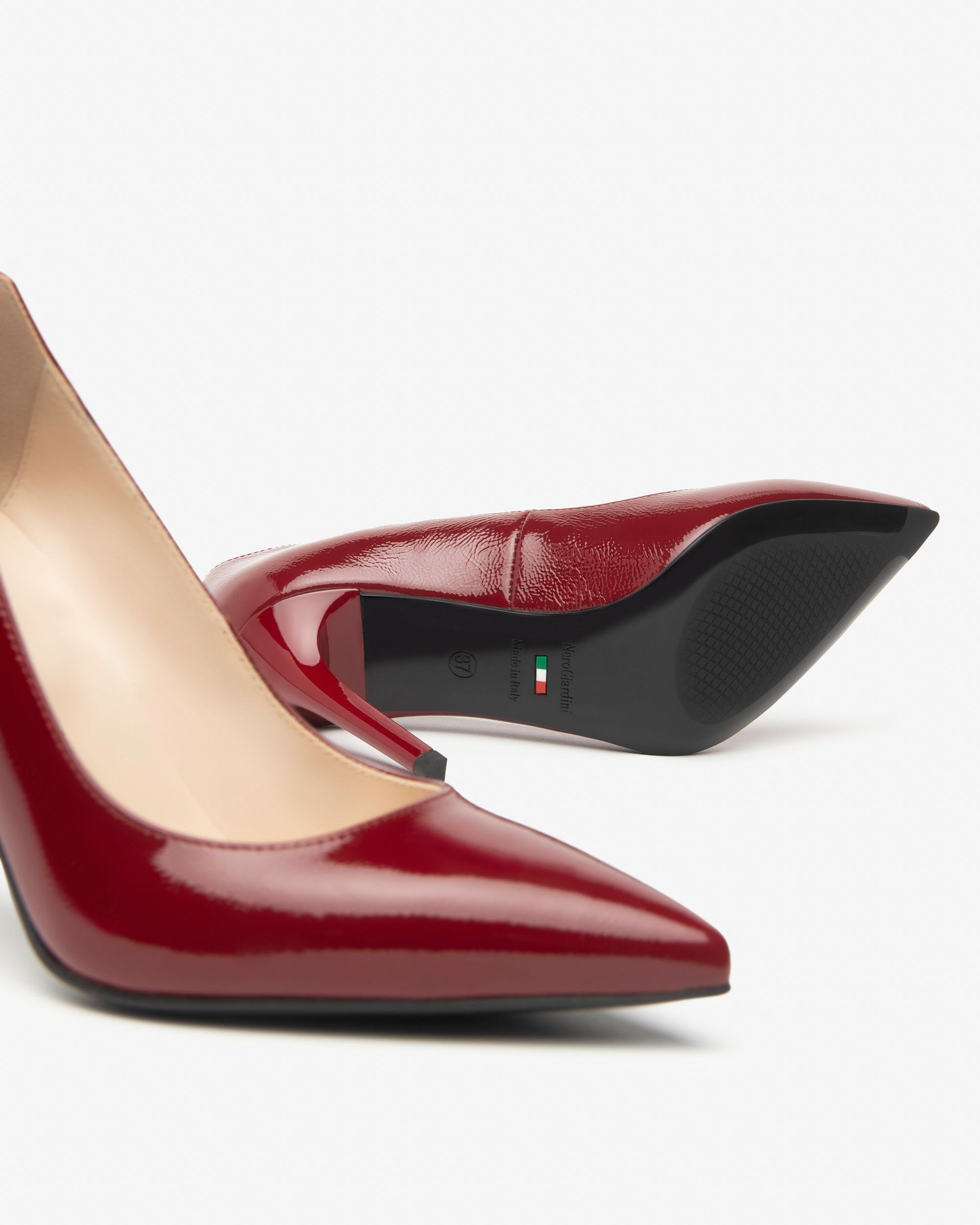 Décolleté Donna in Vernice Rossa Nero Giardini