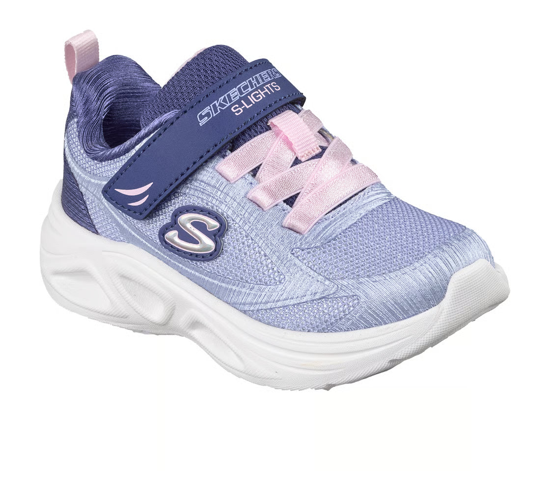 Skechers scarpa da ginnastica da bambina S-Lights Sola Glow 303729LC/NVPK blu