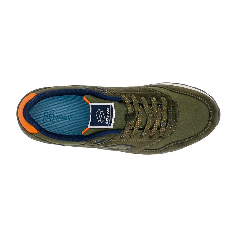 Lotto scarpa sneakers da uomo Trainer AMP 222902 948 verde