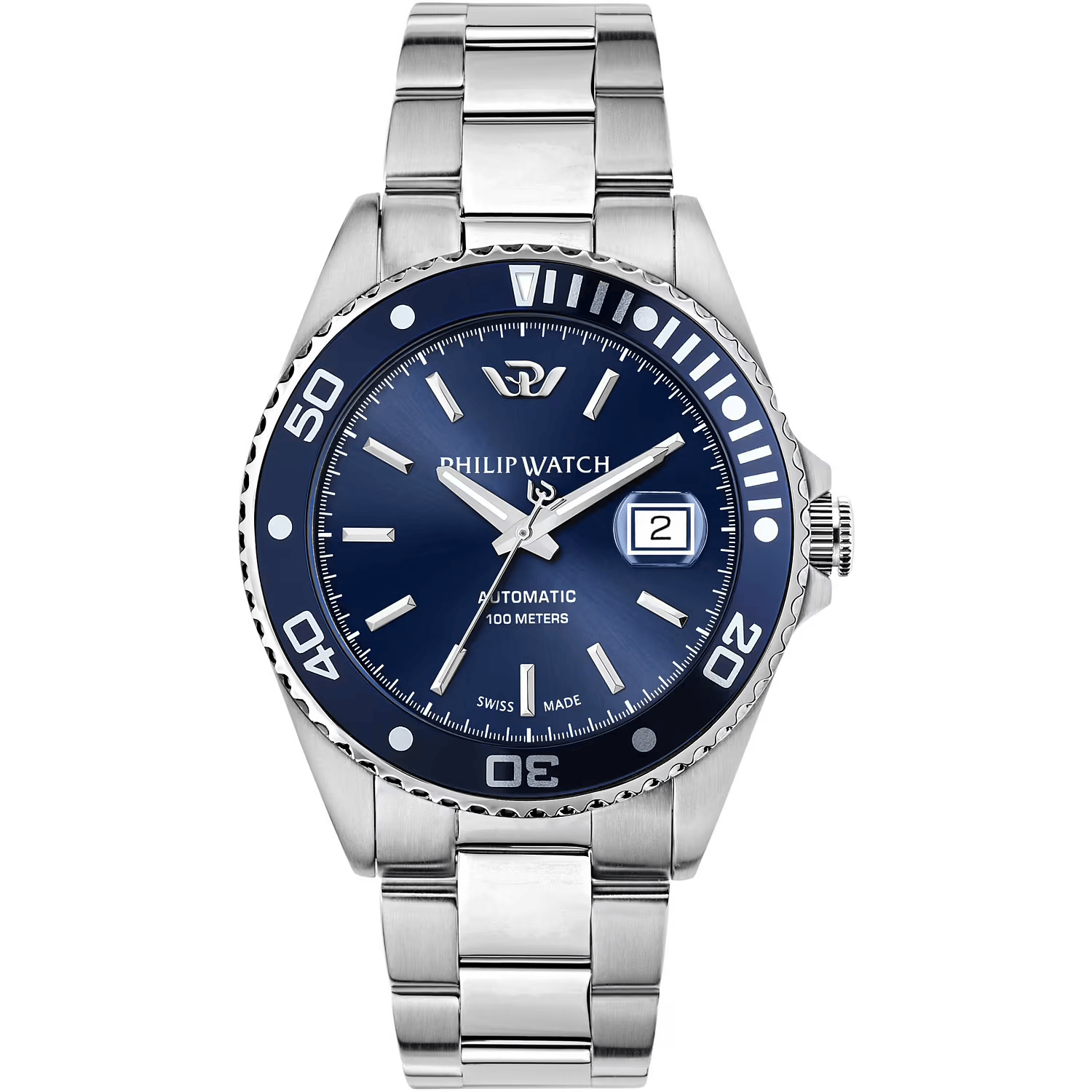 Philip Watch Caribe Sport Automatico Blu R8223