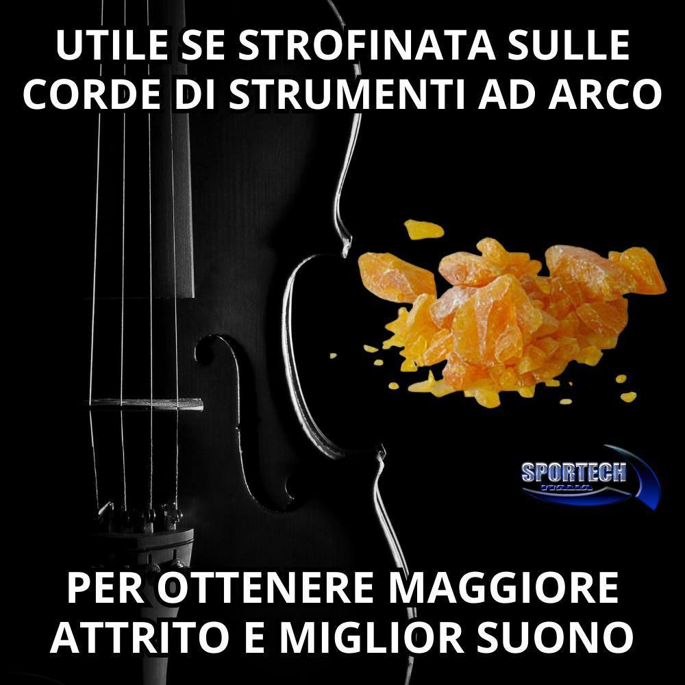 Pece Greca Colofonia resina antiscivolo attrito Danza Classica Violino Tessuti