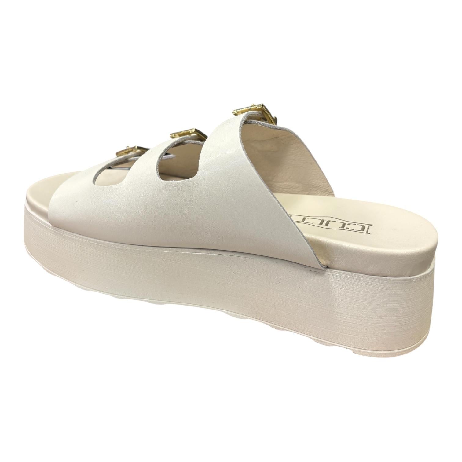 Cult Sandalo da donna con zeppa Janis 4739 CLW473901 off white