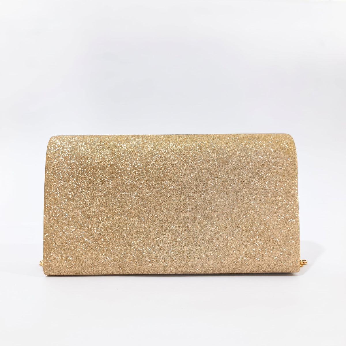 Pochette Busta con Strass Oro