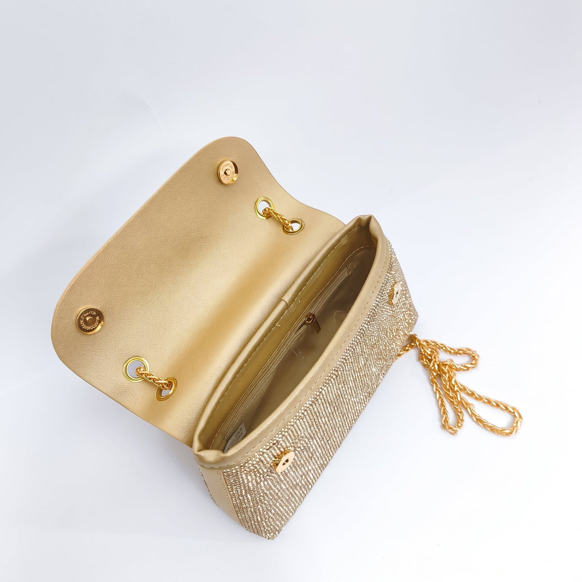 Pochette con Strass Decorativi