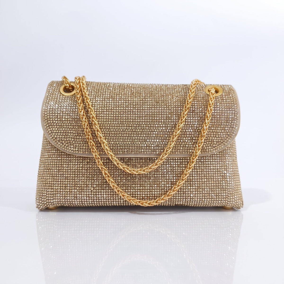 Pochette con Strass Decorativi