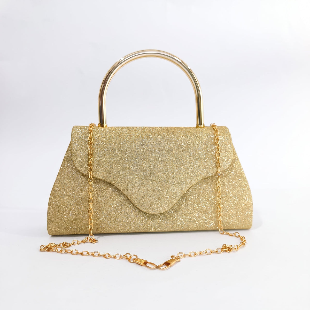Pochette da Sera Glitter Oro