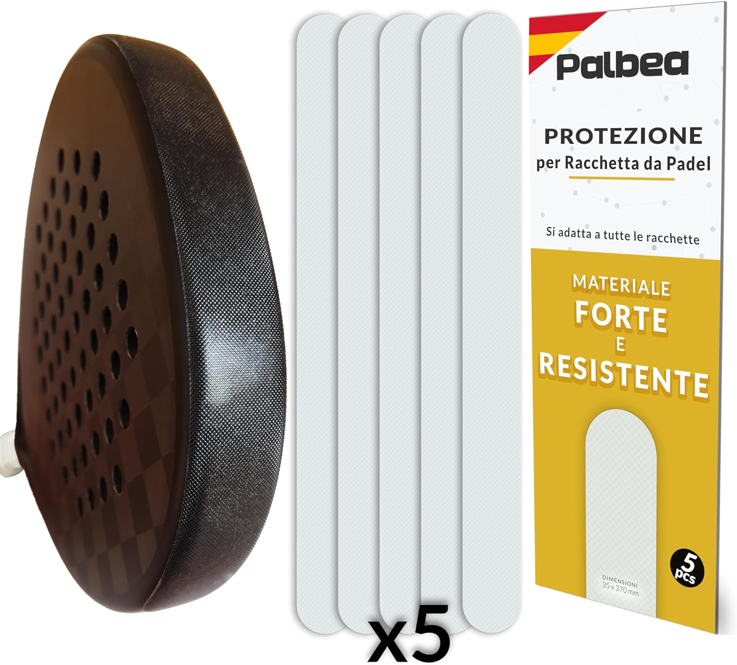 Protezione Racchetta Padel Trasparente