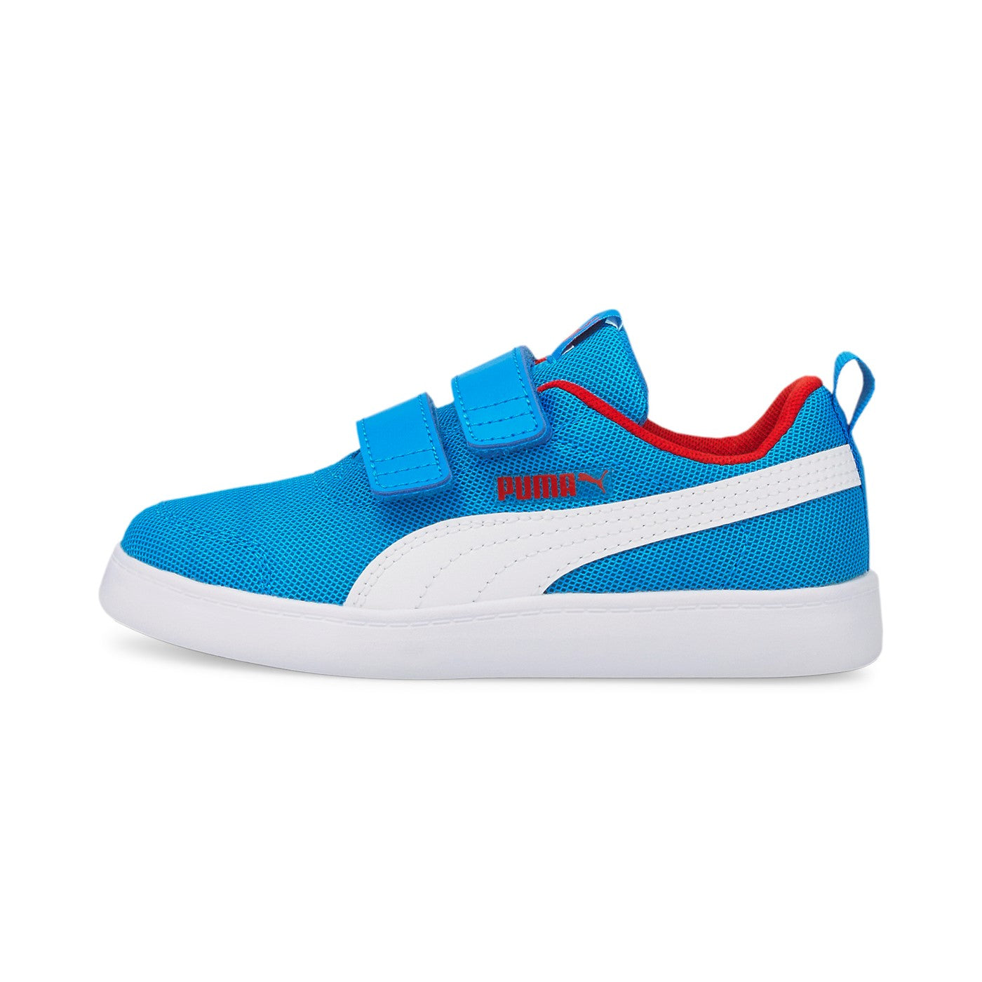 Puma Courtflex v2 Mesh V PS children's sneakers 371758 10 blue white