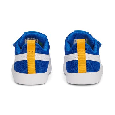 Puma kids' breathable mesh sneakers Courtflex v2 V Inf 371759-14 victoria blue-white-zinnia