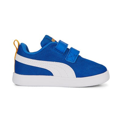 Puma kids' breathable mesh sneakers Courtflex v2 V Inf 371759-14 victoria blue-white-zinnia