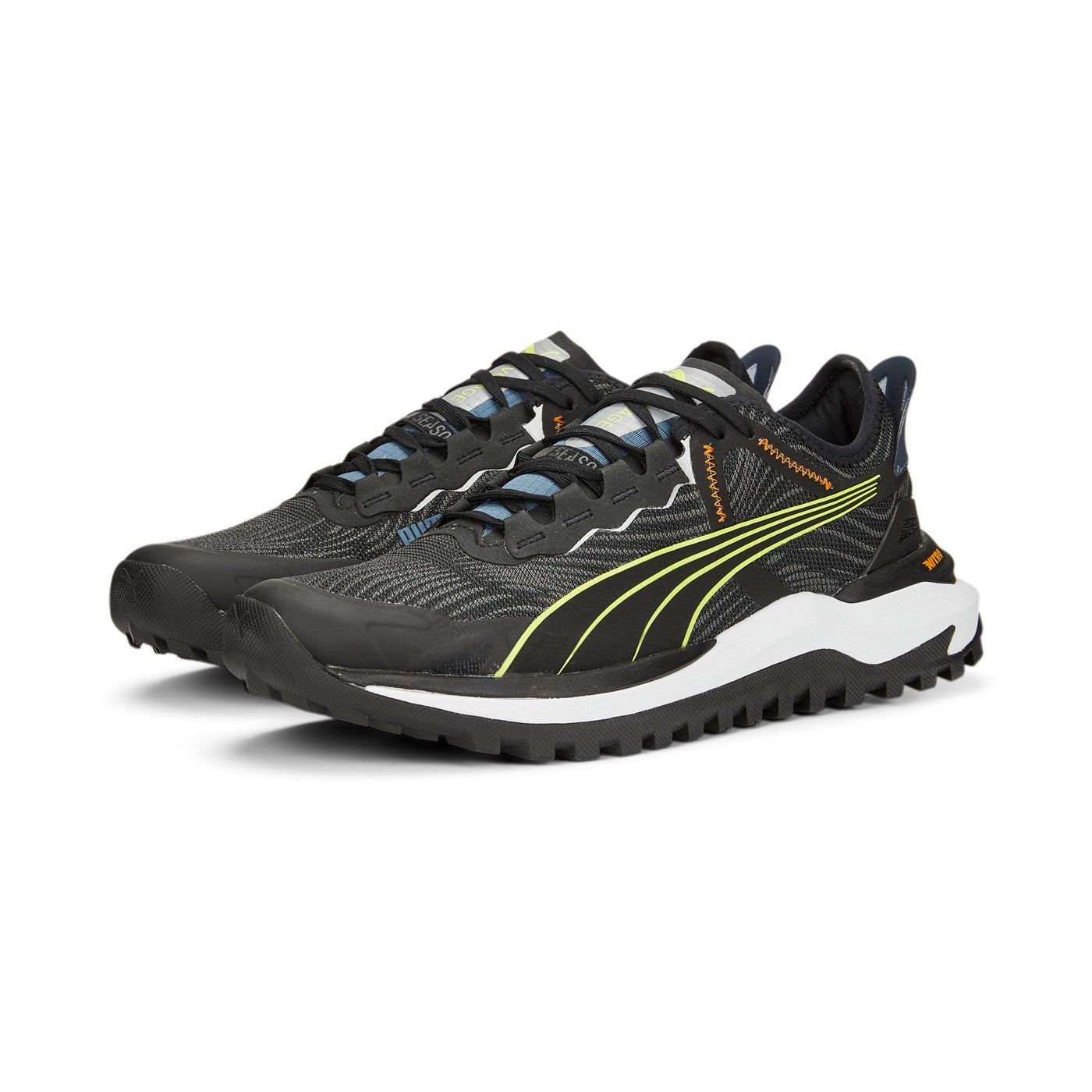 Puma trail shoe Voyage Nitro 2 376919 04 black-light lime