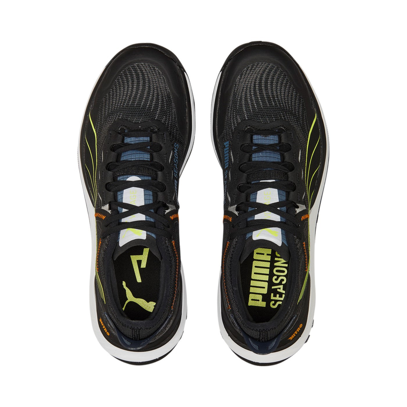 Puma trail shoe Voyage Nitro 2 376919 04 black-light lime