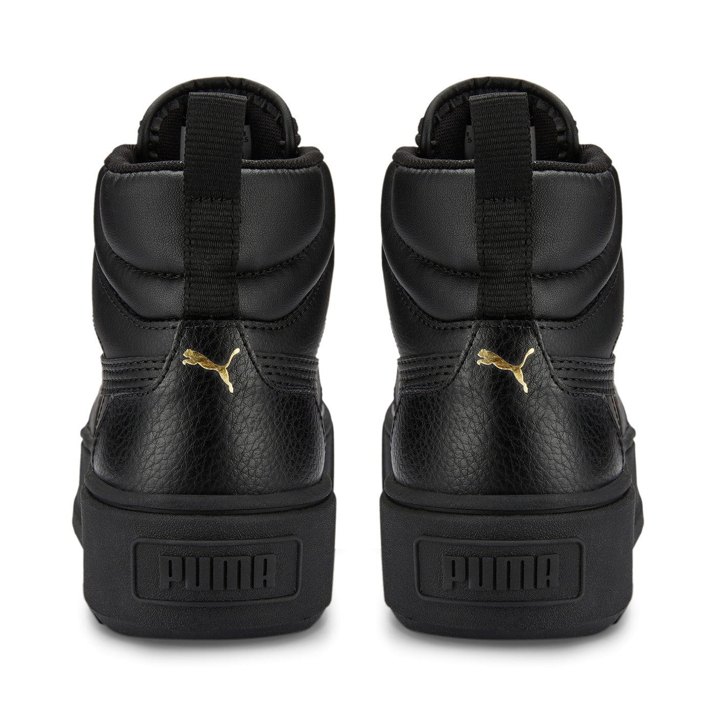Puma Karmen Mid Women's High-Top Platform Sneakers 385857 02 Black