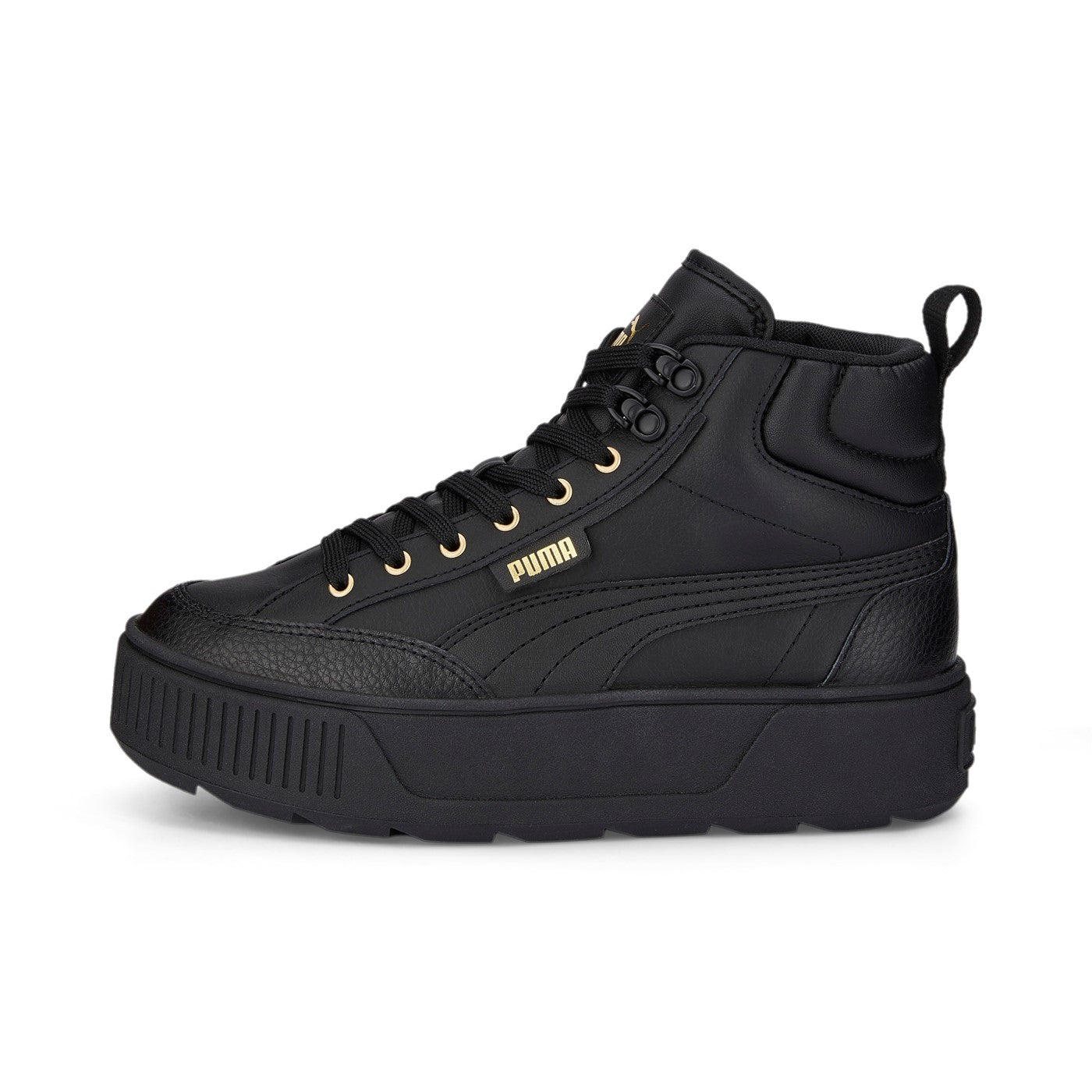 Puma Karmen Mid Women's High-Top Platform Sneakers 385857 02 Black