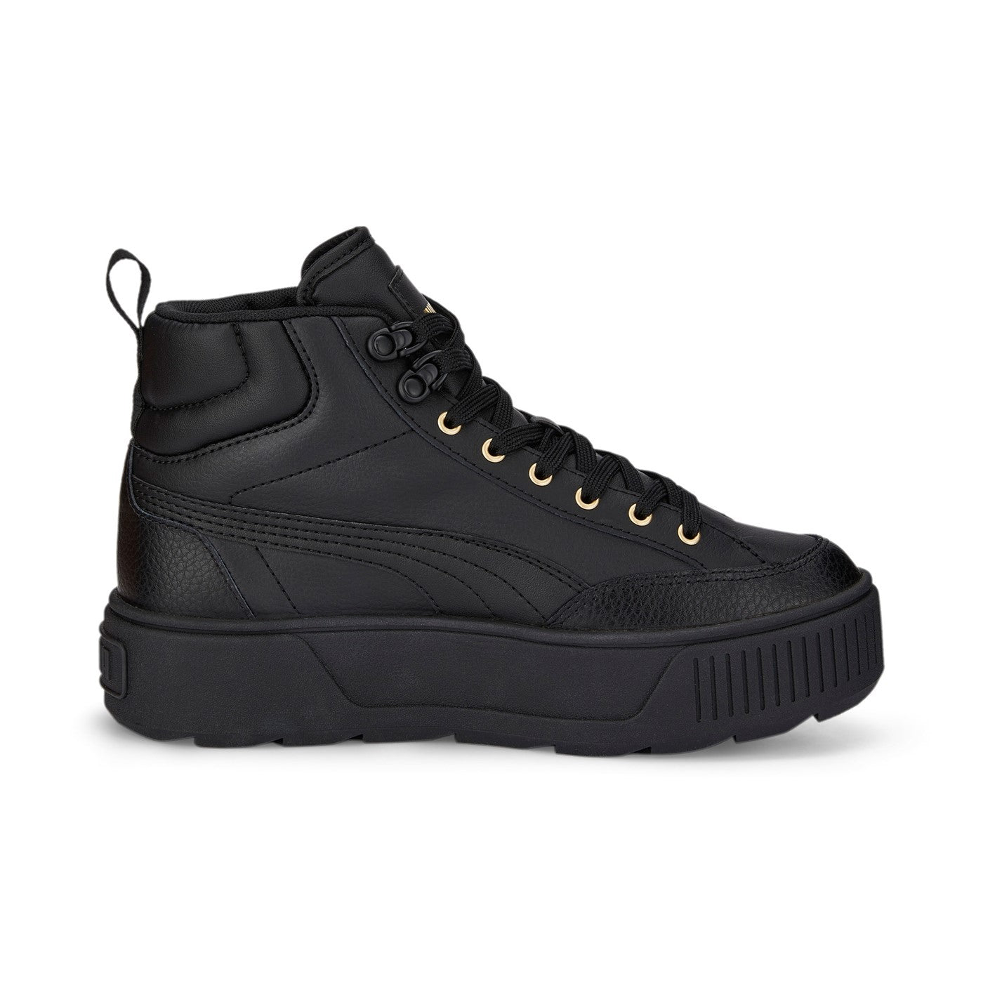 Puma Karmen Mid Women's High-Top Platform Sneakers 385857 02 Black