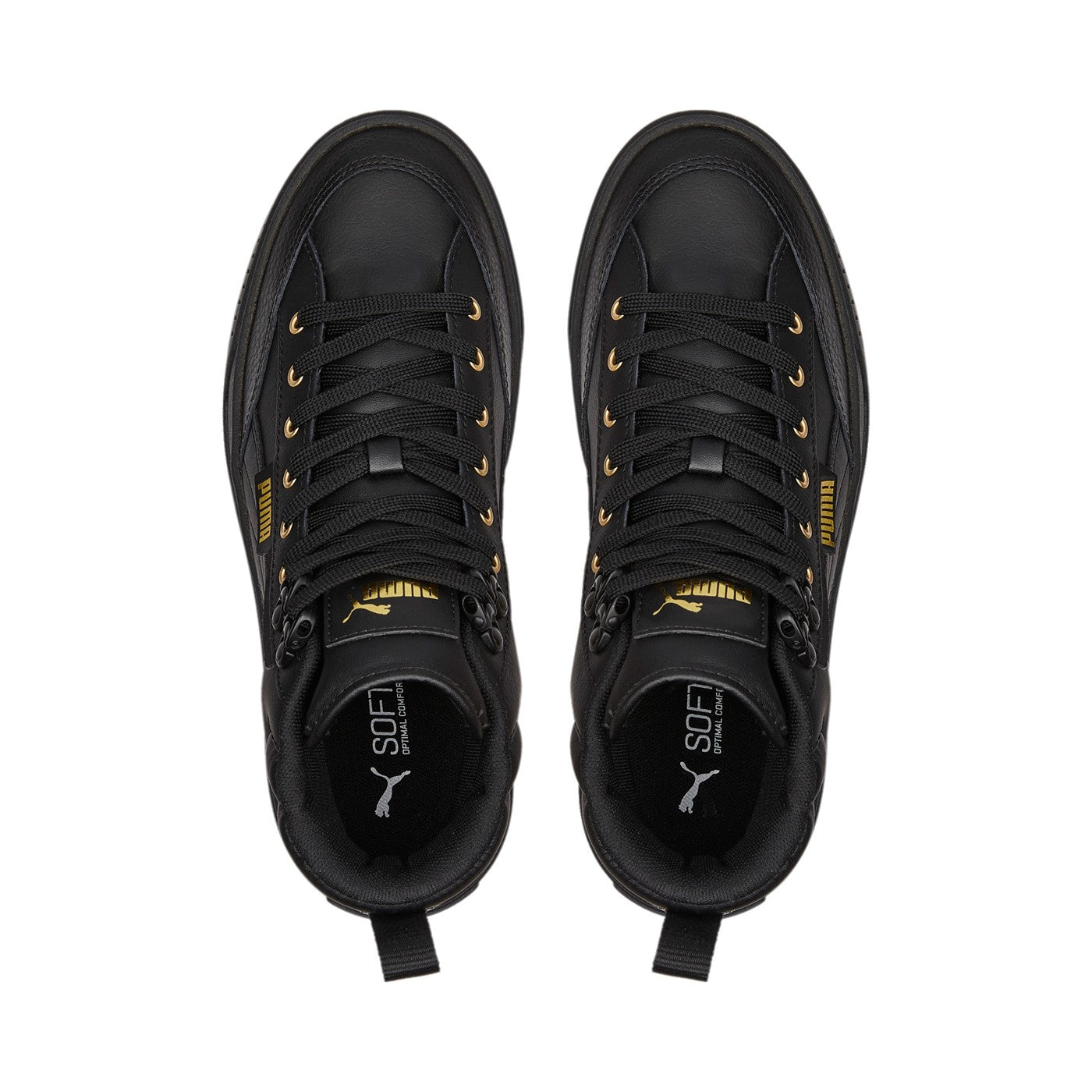 Puma Karmen Mid Women's High-Top Platform Sneakers 385857 02 Black