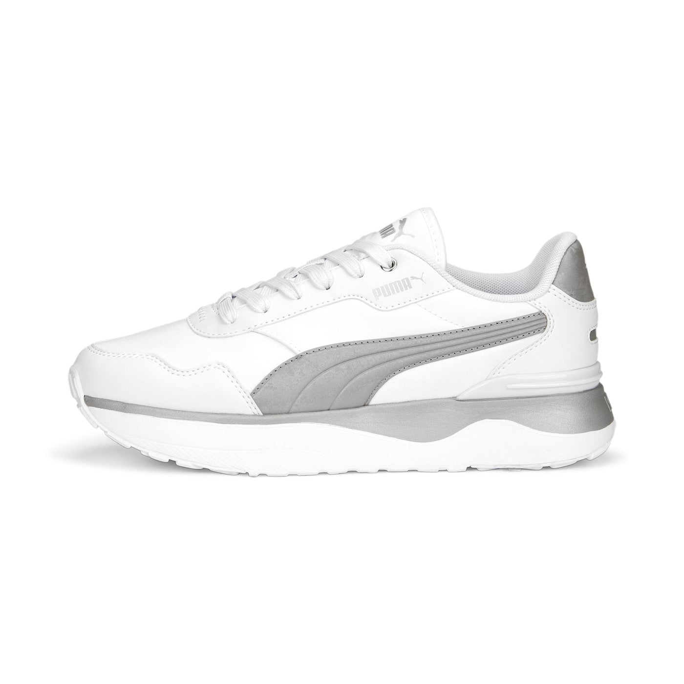 Puma women's sneakers R78 Voyage Space Metallics 391130 02 white-silver